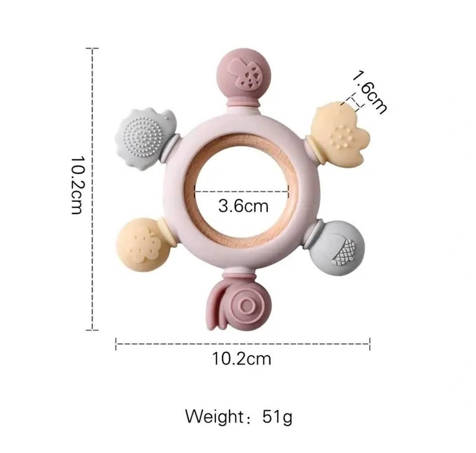 Silicone Baby Ring Teether