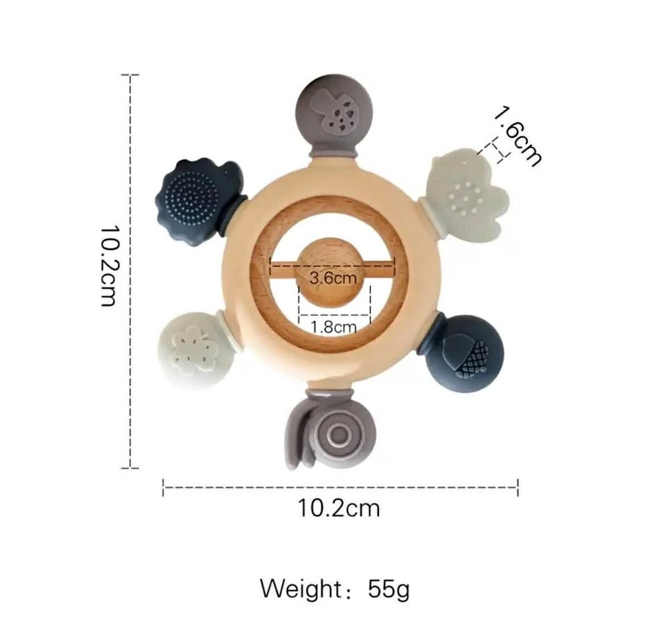 Silicone Baby Ring Teether