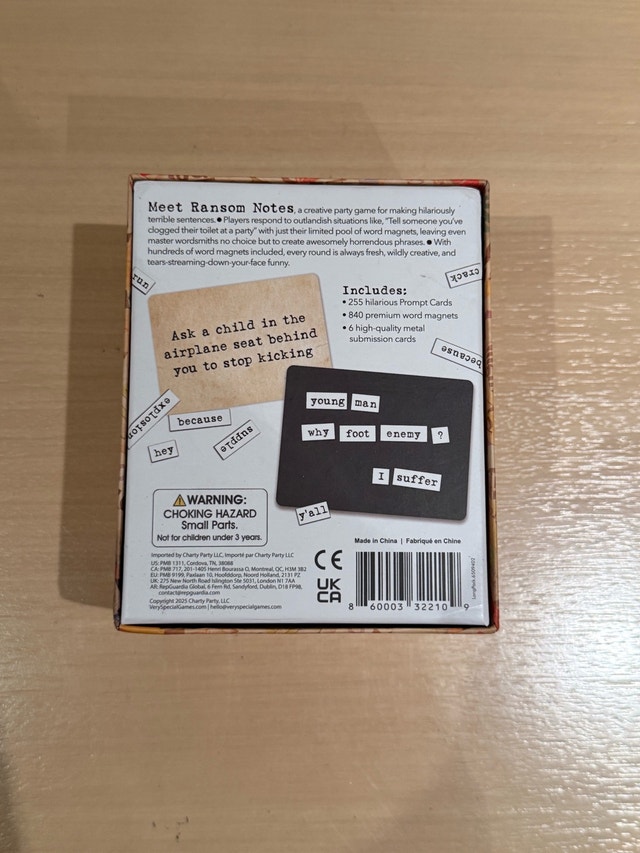 Ransom Notes: The Ridiculous Word Magnet Game - photo 2