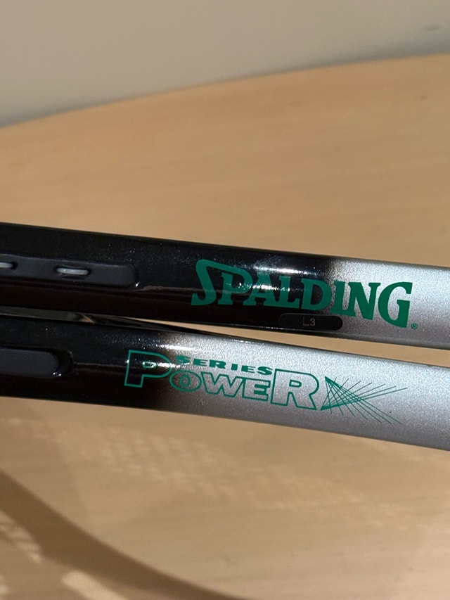 Spalding & Power Series Tennis Racket Racquets - photo 3