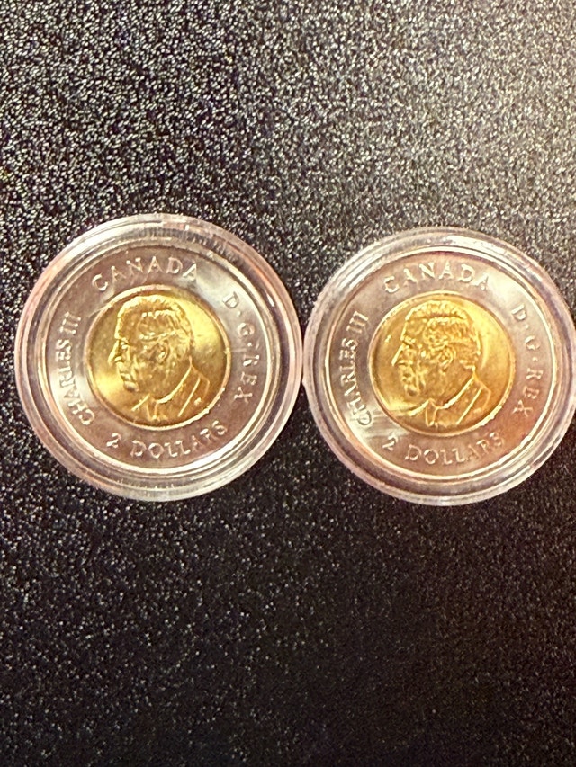 Royal Canadian Legion 100th Anniversary 2 Dollar Coins - photo 5