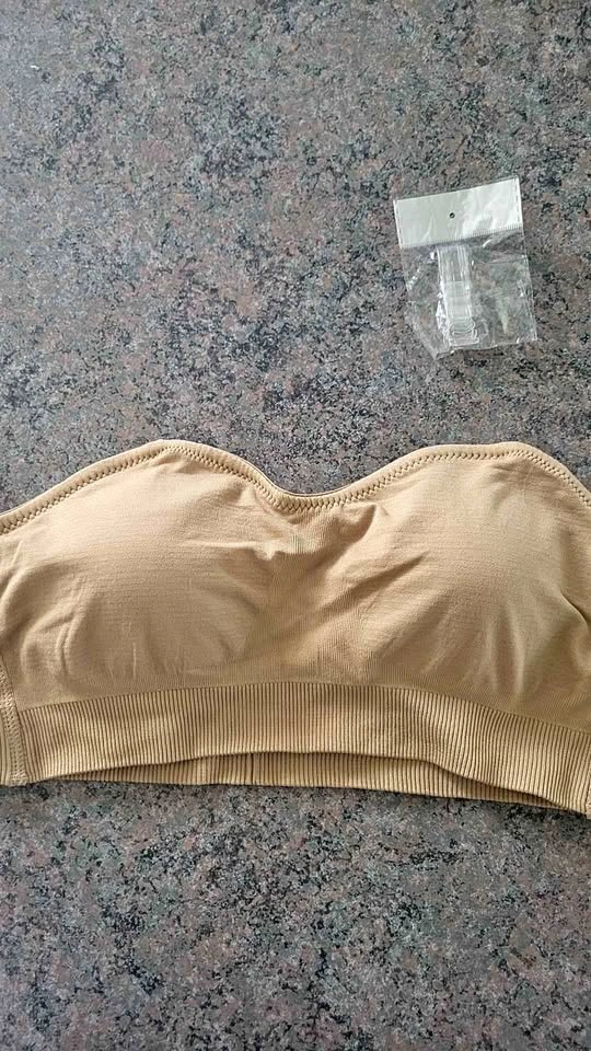 Brand New! Nude Strapless Wireless Bra
