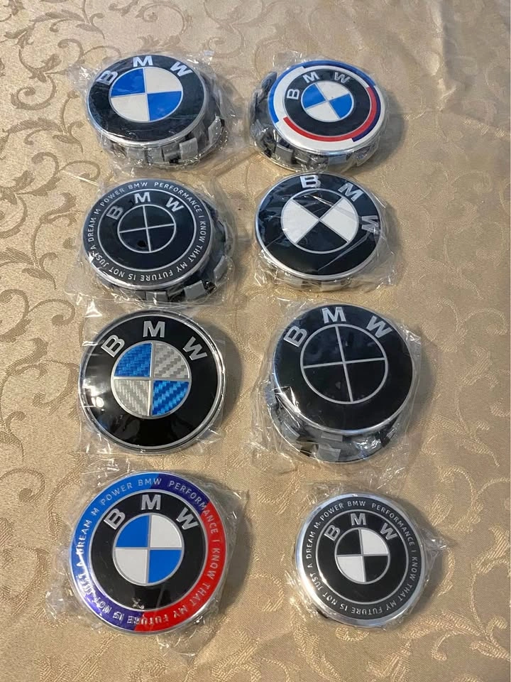 BMW logo center caps