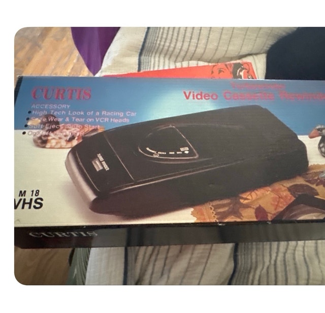 Curtis Turbo Winder VHS Cassette Rewinder – Brand New in Box