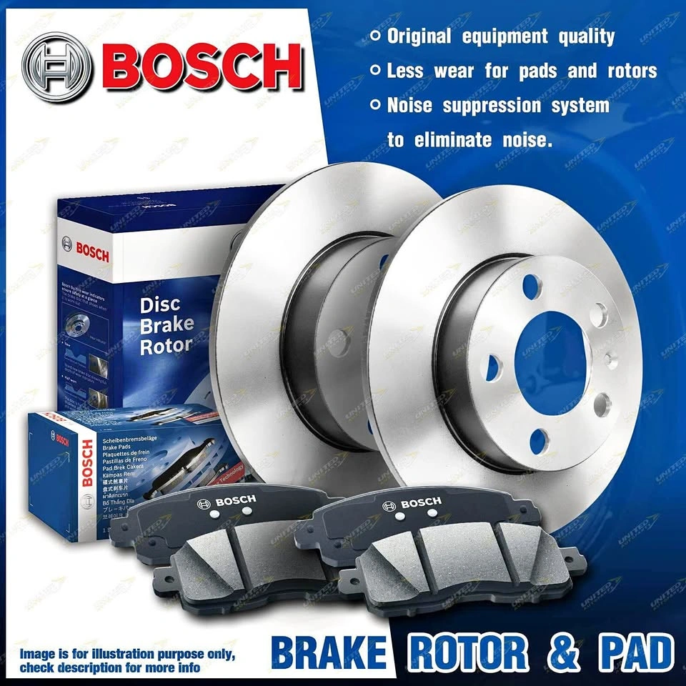 Bosch, Hella, and PowerStop Brake Rotors and Pads