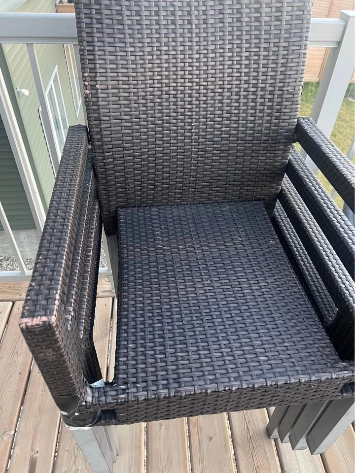 Patio set with chairs $80 - photo 5