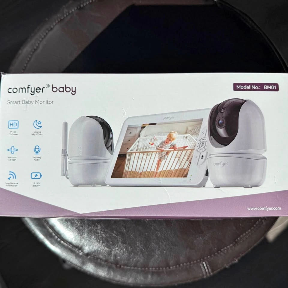 Comfyer BM01 7" Split-Screen Baby Monitor