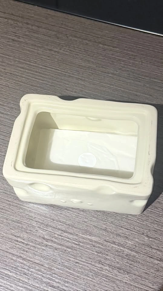 Cute Ceramic Cheese Tissue Box Holder 🧀 - photo 3