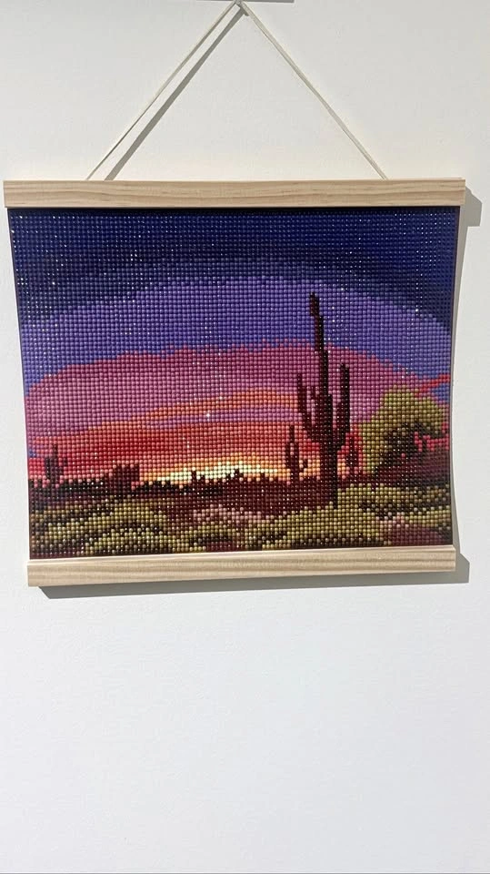 Handmade Diamond Art - Sunset Desert Wall Decor