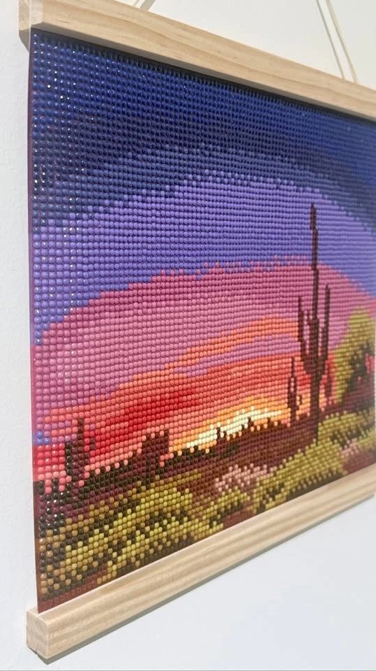 Handmade Diamond Art - Sunset Desert Wall Decor - photo 2