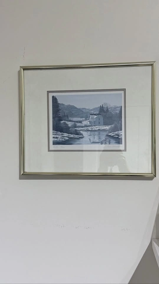 Bill Saunders “Winter Thaw” Framed Art Print