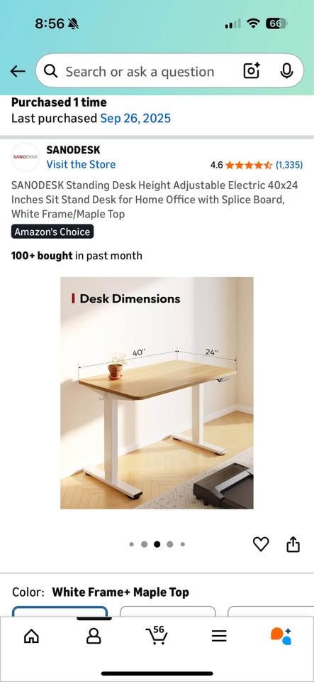 Standing desk BRAND NEW IN BOX - photo 2