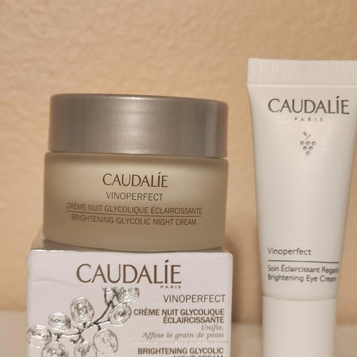 Caudalie Vinoperfect Brightening Night Cream 15ml & Eye Cream 5m