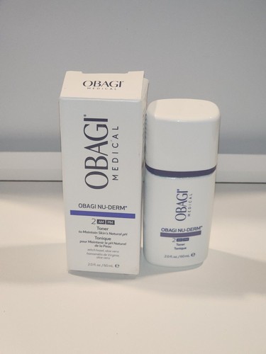 Obagi Nu-Derm 2 AM/PM Face Toner Maintain Natural pH 2floz New