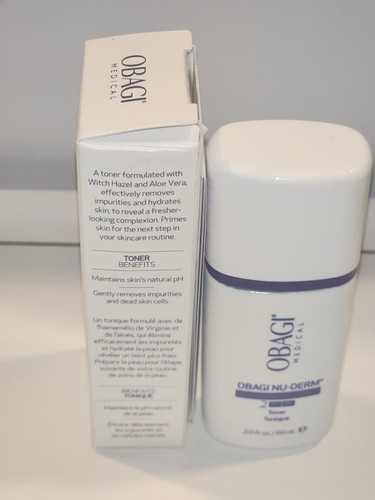 Obagi Nu-Derm 2 AM/PM Face Toner Maintain Natural pH 2floz New - photo 2