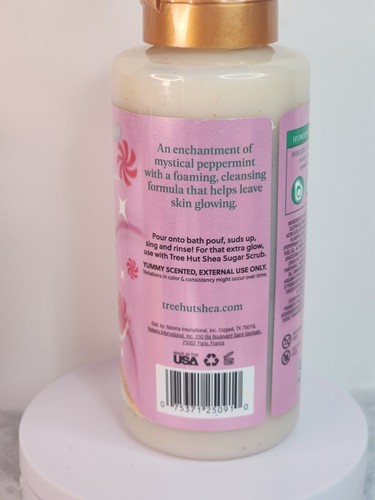 3 x Tree Hut Merry Mint Foaming Gel Body Wash 18 fl oz - photo 2