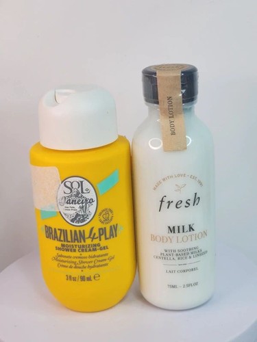 Sol de Janeiro Brazilian Shower Cream-Gel and fresh lotion bundl