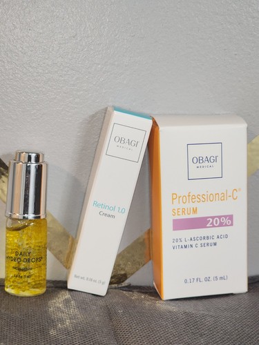 Obagi Vitamin C, Hydro Drops And Retinol 3 Pc 5ml/g Bundle - photo 5