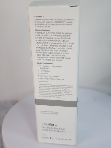 The Ordinary Buffet Multi-Technology Peptide Serum 30ml NIB - photo 3