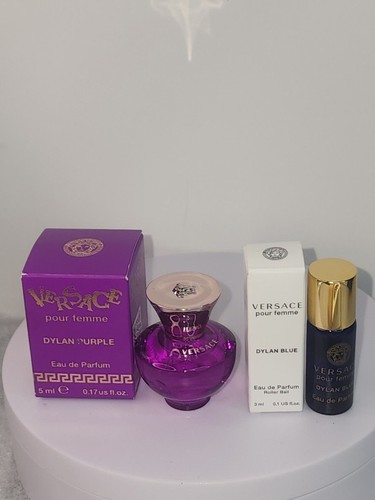 Versace Pour Femme Dylan Purple edp splash 5ml and roller ball 3
