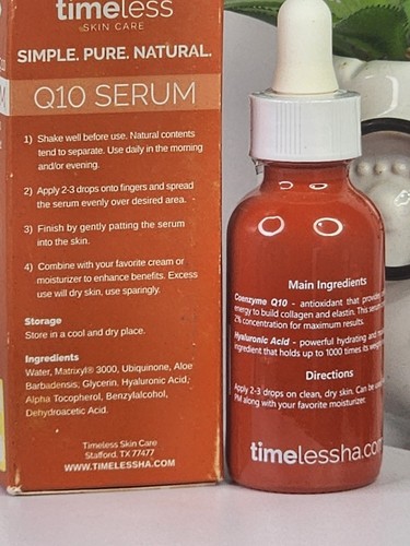 Timeless Coenzyme Q10 Serum Hyaluronic Acid & Matrixyl 3000 - photo 2