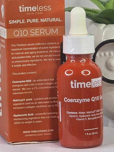 Timeless Coenzyme Q10 Serum Hyaluronic Acid & Matrixyl 3000 - photo 3