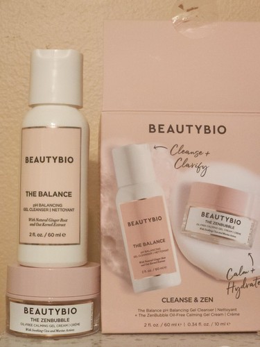 BeautyBio Cleanse + Clarify Set Balance PH Gel & Zenbubble