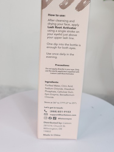 Liaison Lash Root Activator Eyelash Serum, Clear, 0.1 fl oz - photo 4