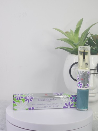 Elizabeth Arden Teal Blossom Nail Lacquer Duo 0.26 fl oz (8 mL) - photo 2
