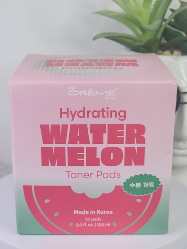 NIB The Crème Shop Hydrating Watermelon Toner Pads 70 Ct - photo 2