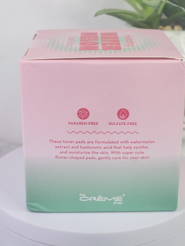 NIB The Crème Shop Hydrating Watermelon Toner Pads 70 Ct - photo 5