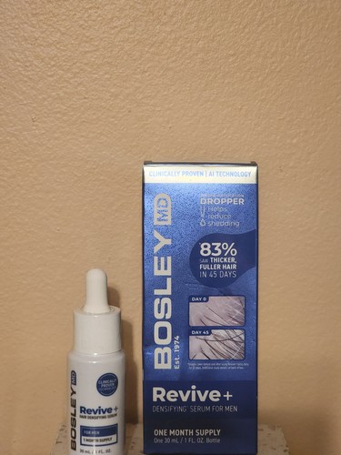 BosleyMD Revive + Densifying Hair Regrowth Serum for Men 1 oz.
