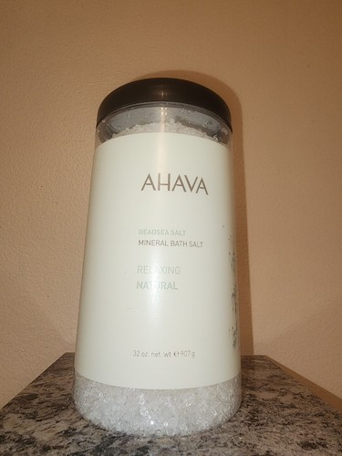 Ahava Dead Sea Salt Mineral Bath Salt Relaxing Natural - 32 oz