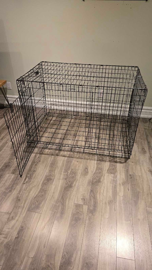 Top Paw 48" XL Double-Door Folding Dog Crate