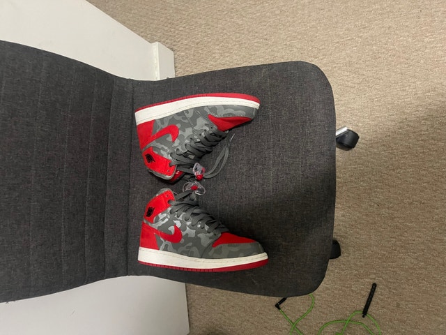 Jordan 1 Retro High camo 3m bred (GS) - photo 2