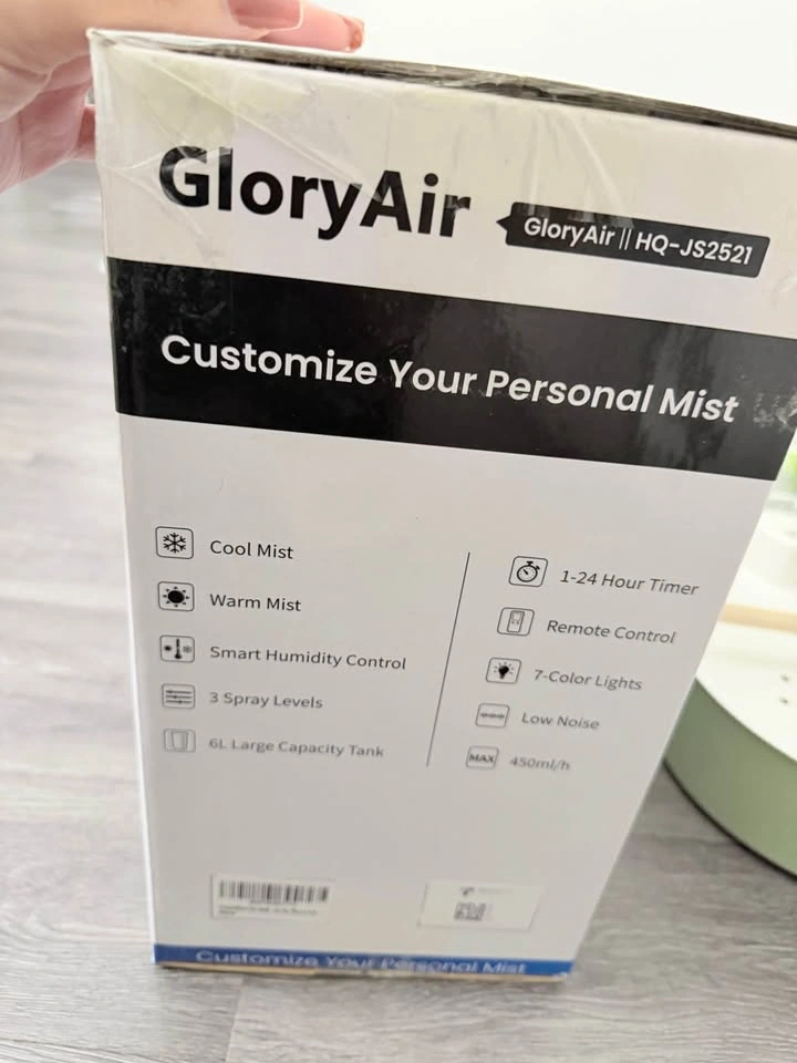 New 6L Cool and Warm Mist Humidifier - photo 2