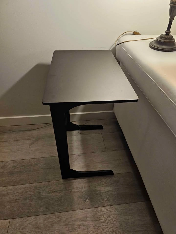 Z/L-Shape Wood PC Laptop TV Coffee Sofa Side Table - photo 2