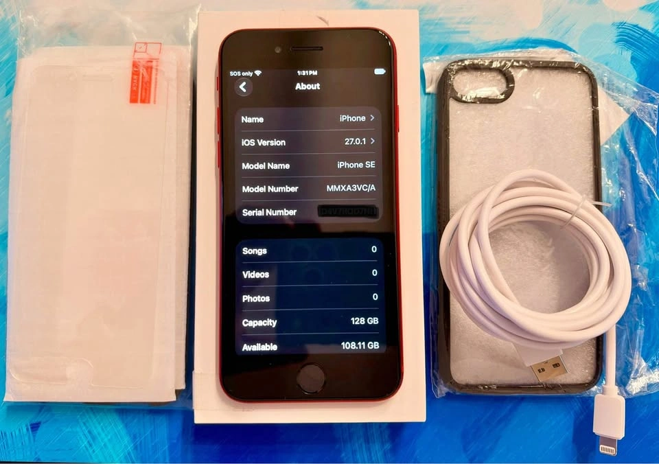 iPhone SE 3rd Gen(2022) 128GB Red $190