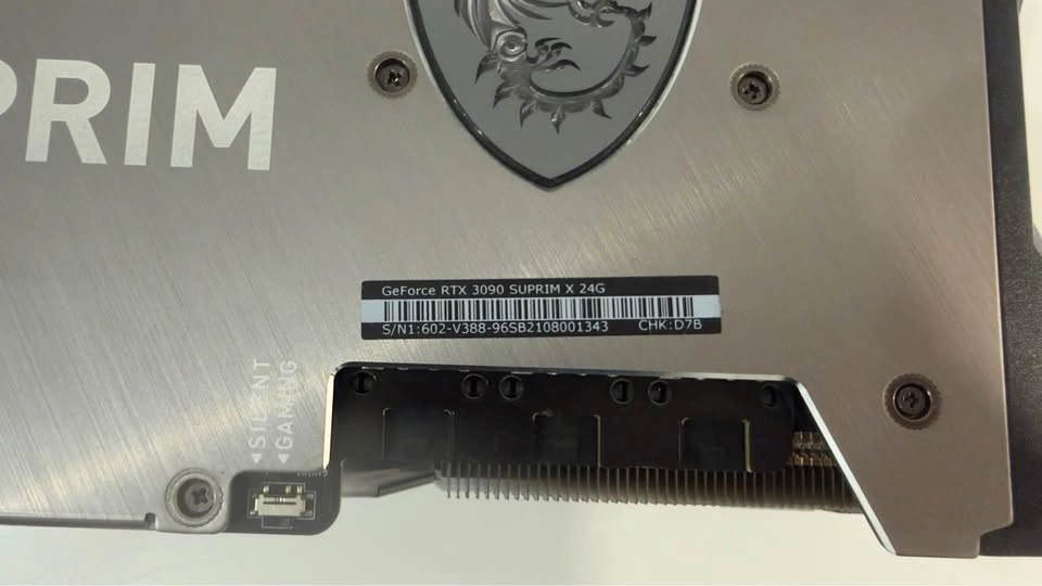 MSI GeForce RTX 3090 24GB GDDR6X Triple-Fan GPU - photo 2