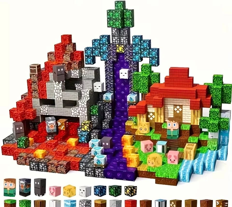 New Viral Magnetic Blocks - Multiple Sets Available