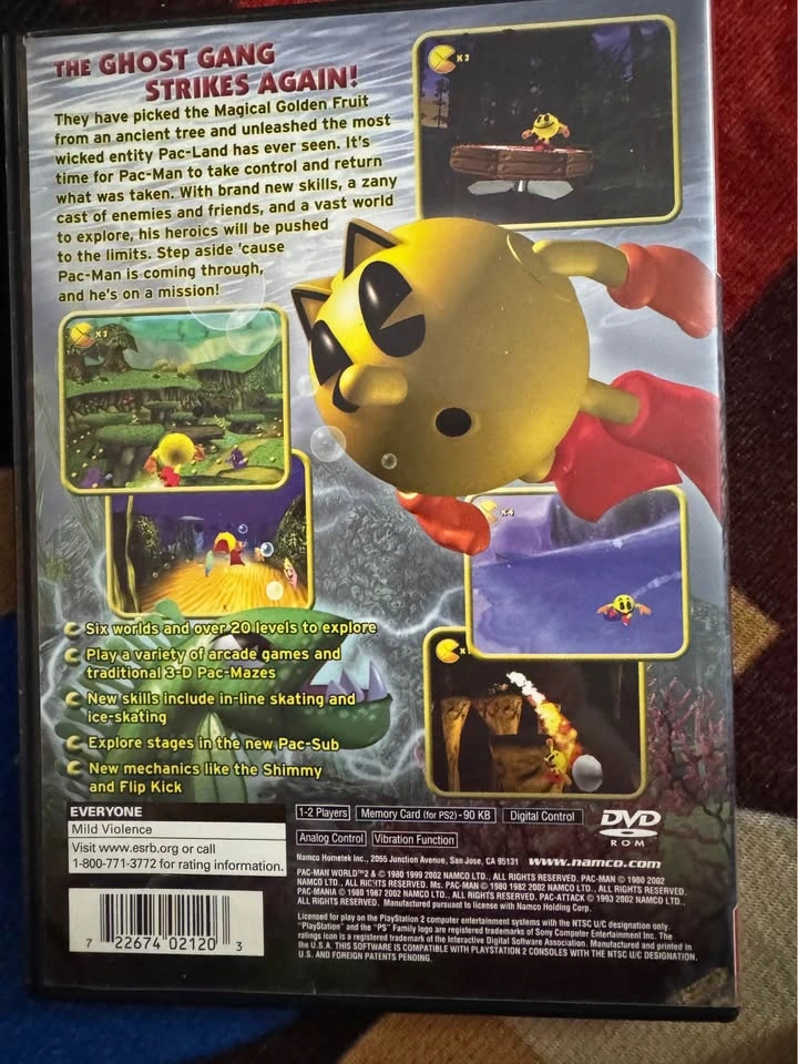 PAC MAN WORLD 2 PLAYSTATION 2 LIKE NEW - photo 2
