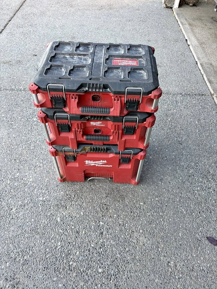 Milwaukee Packout Rolling Box System (3 boxes)