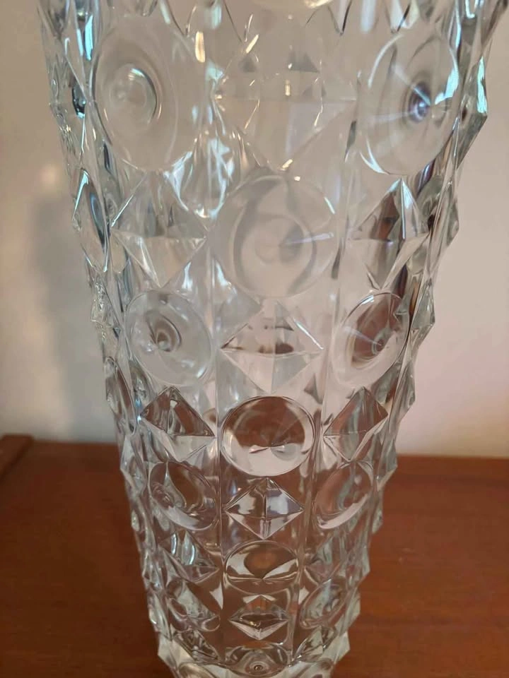 Studio Nova Counterpoint Crystal Glass Vase – 12.5” – Japan - photo 3