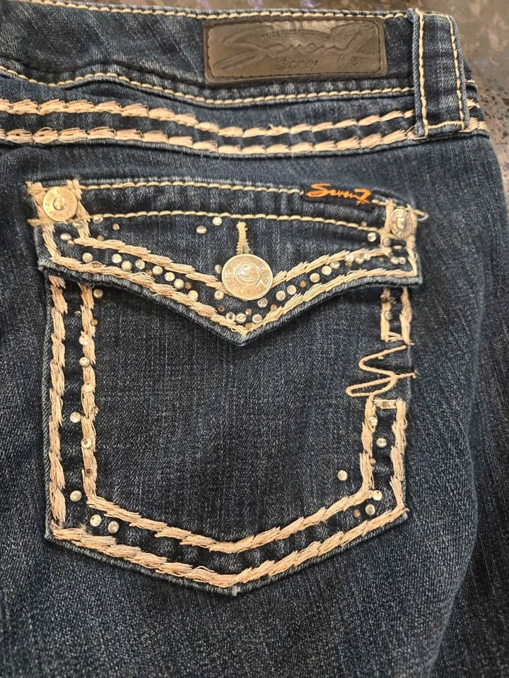 Seven7 Baby Boot Jeans Size 12 - photo 4