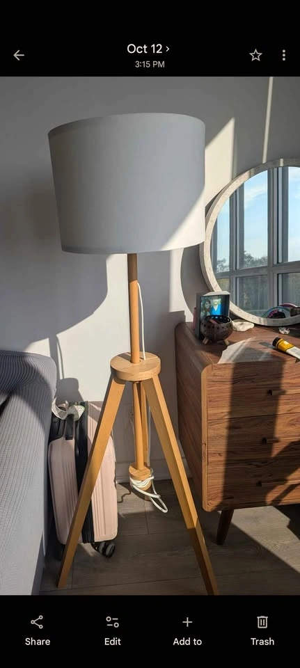 Ikea adjustable height floor lamp - photo 2