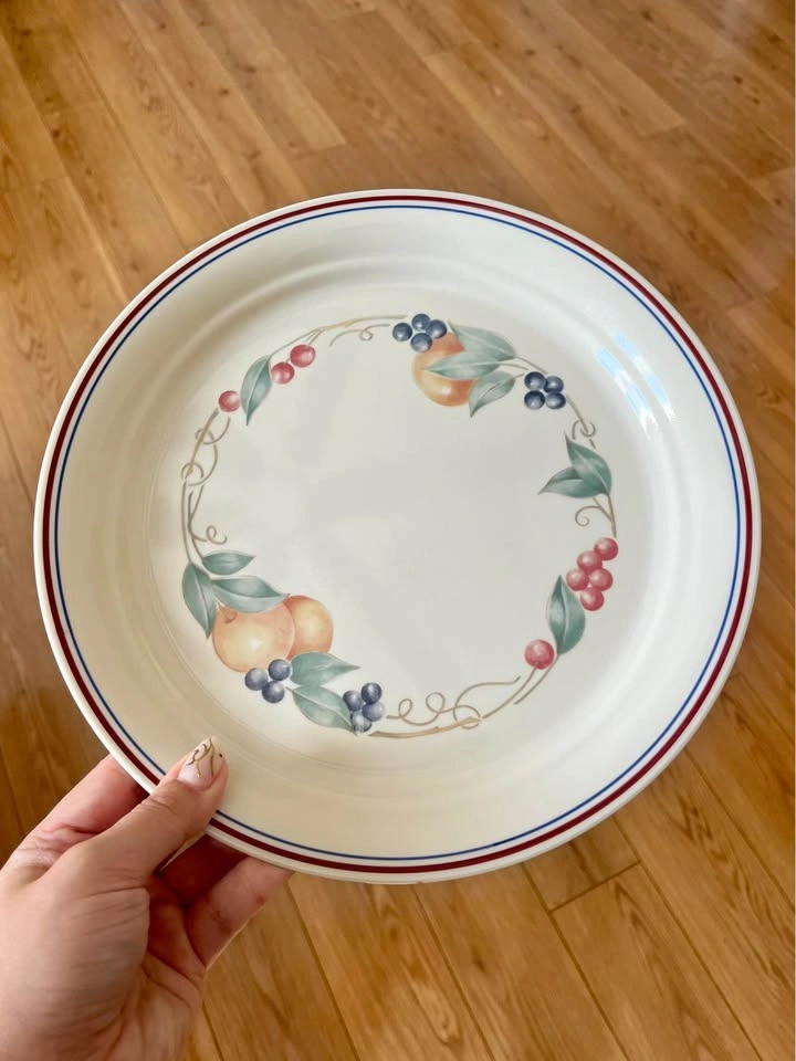 42-Pc Vintage 90s Corelle Abundance Dinnerware Set - photo 4