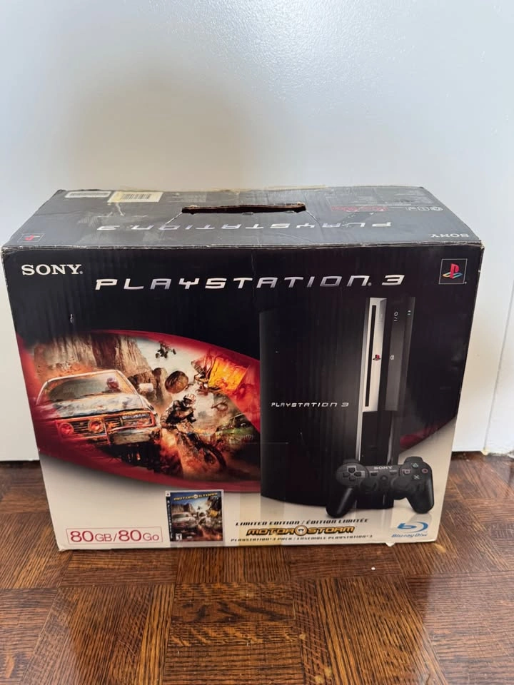PS3 Fat CECHE01 80GB – Backwards Compatible PS2 – Original Motor - photo 4