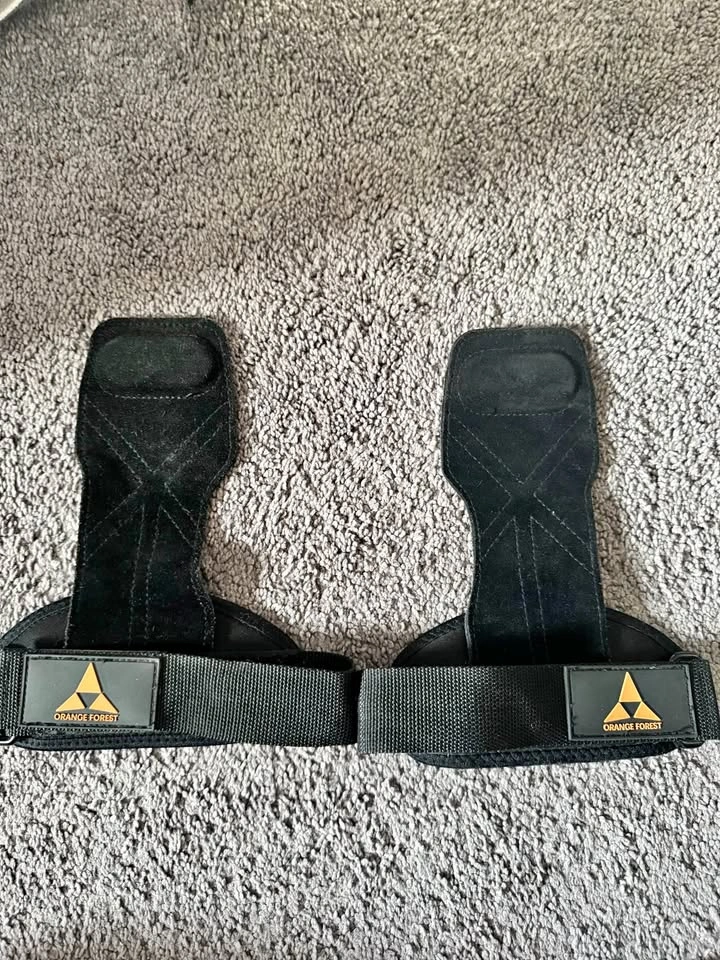 Orange Forest Weightlifting Grips