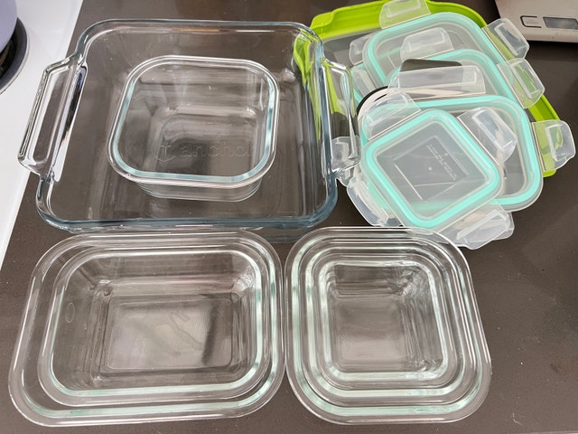 Glass Food Storage Set