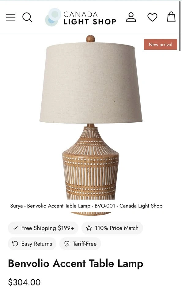 Brand New Table Accent Lamp - photo 5